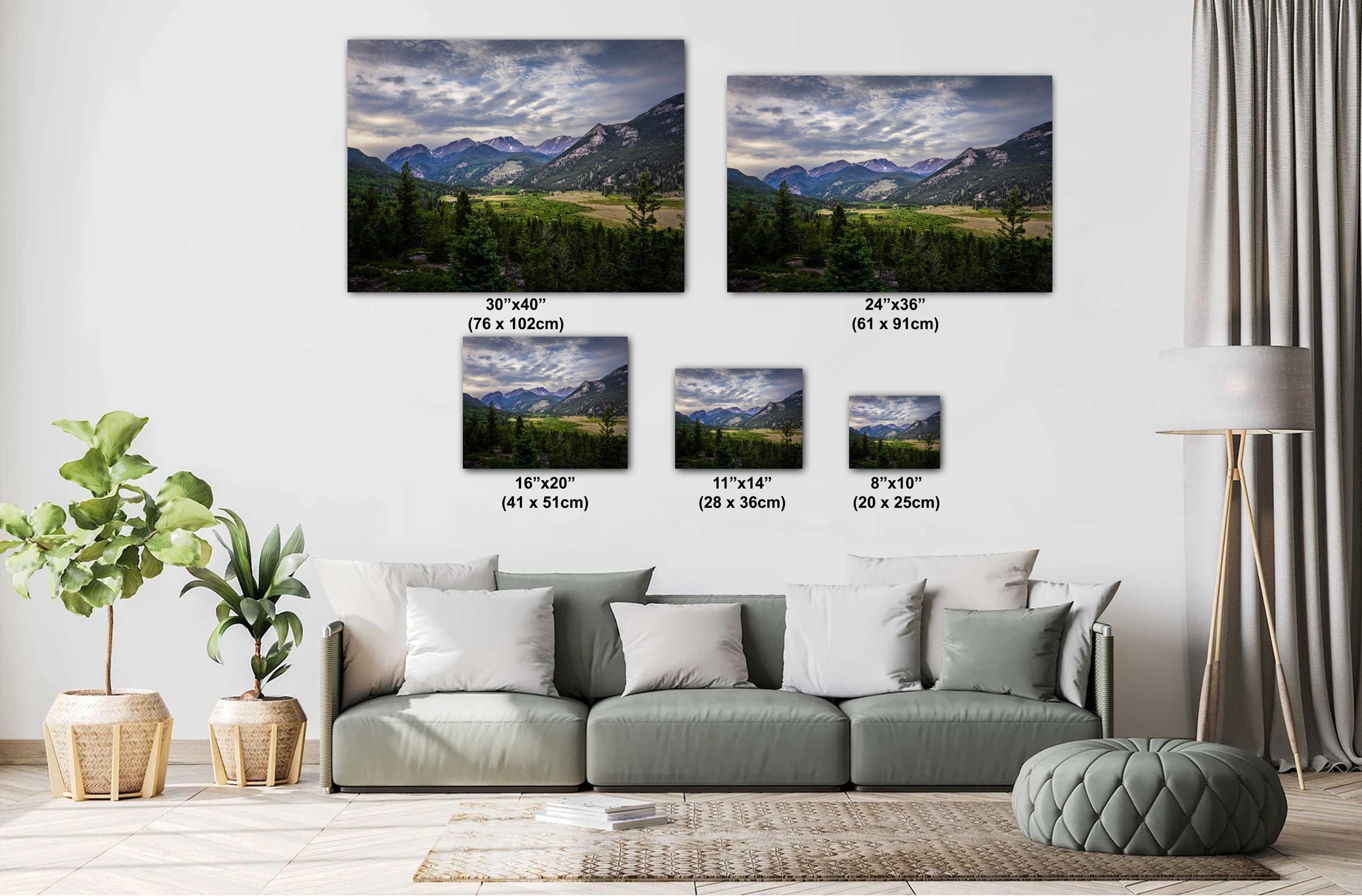 Rocky Mountain Colorado Print: Highlands Landscape Photography Wall Art