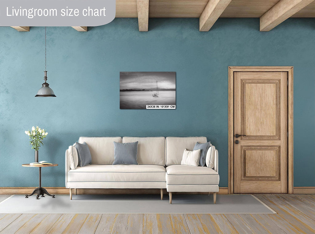 Seattle Sailboat Print: Shilshole Bay Marina, Puget Sound Coastal Decor