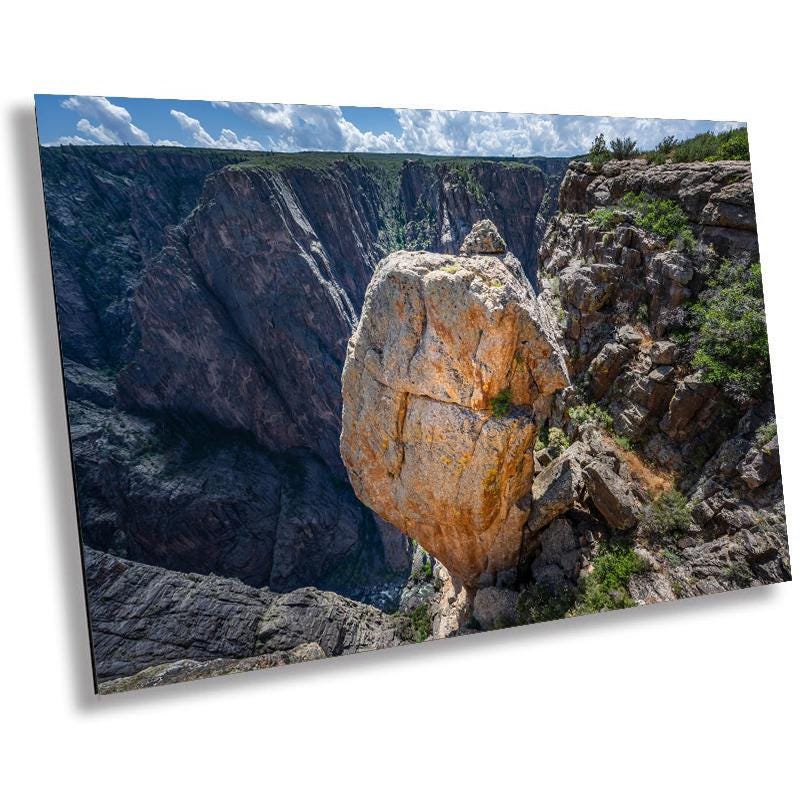 Black Canyon of the Gunnison Print: Colorado Rock Photography Wall Art