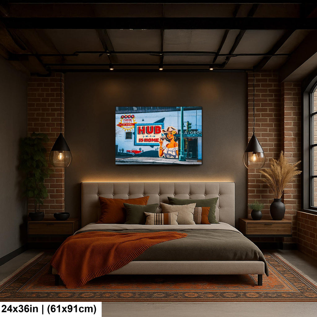 Tucson Mural - HUB Is Home Street Art Downtown Tucson Photography Print