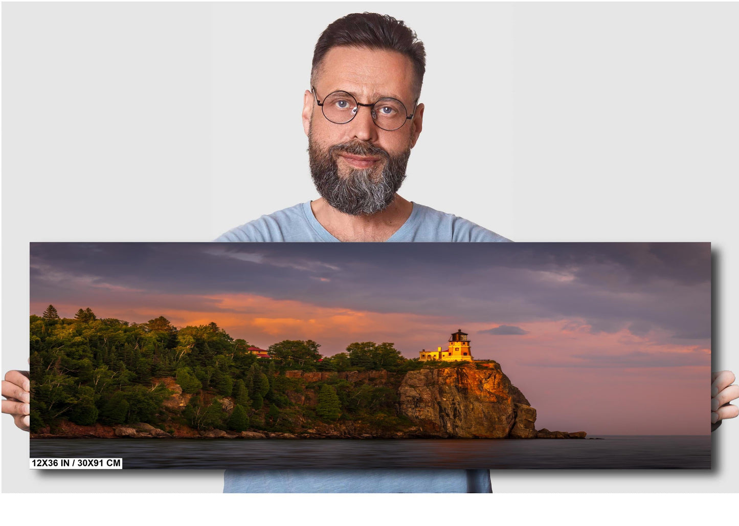 Split Rock Lighthouse Print - Minnesota North Shore Coastal Landscape Wall Art