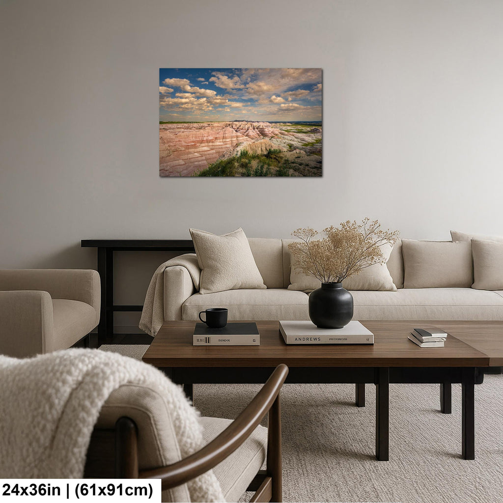 Painted Badlands Formations Photography Print, South Dakota National Park Wall Art, Southwestern Landscape Decor, Nature Photo