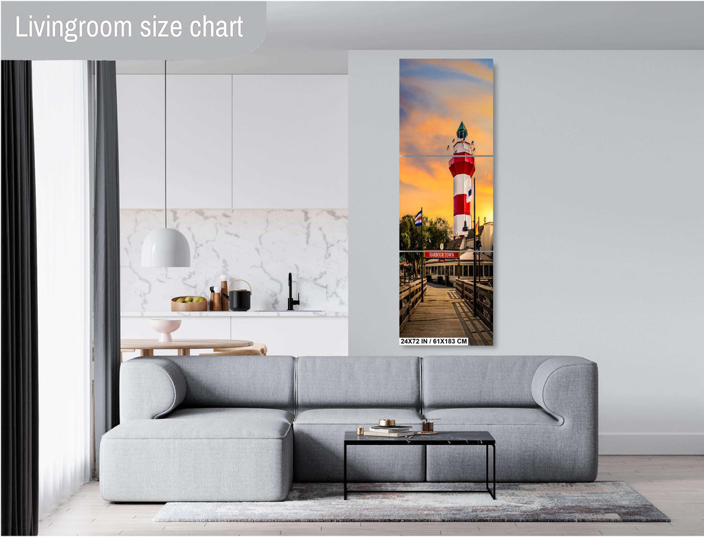 Harbour Town Glow: Sunset at Hilton Head Island South Carolina Print Wall Art Nautical Photography Aluminum/Acrylic/Metal/Canvas