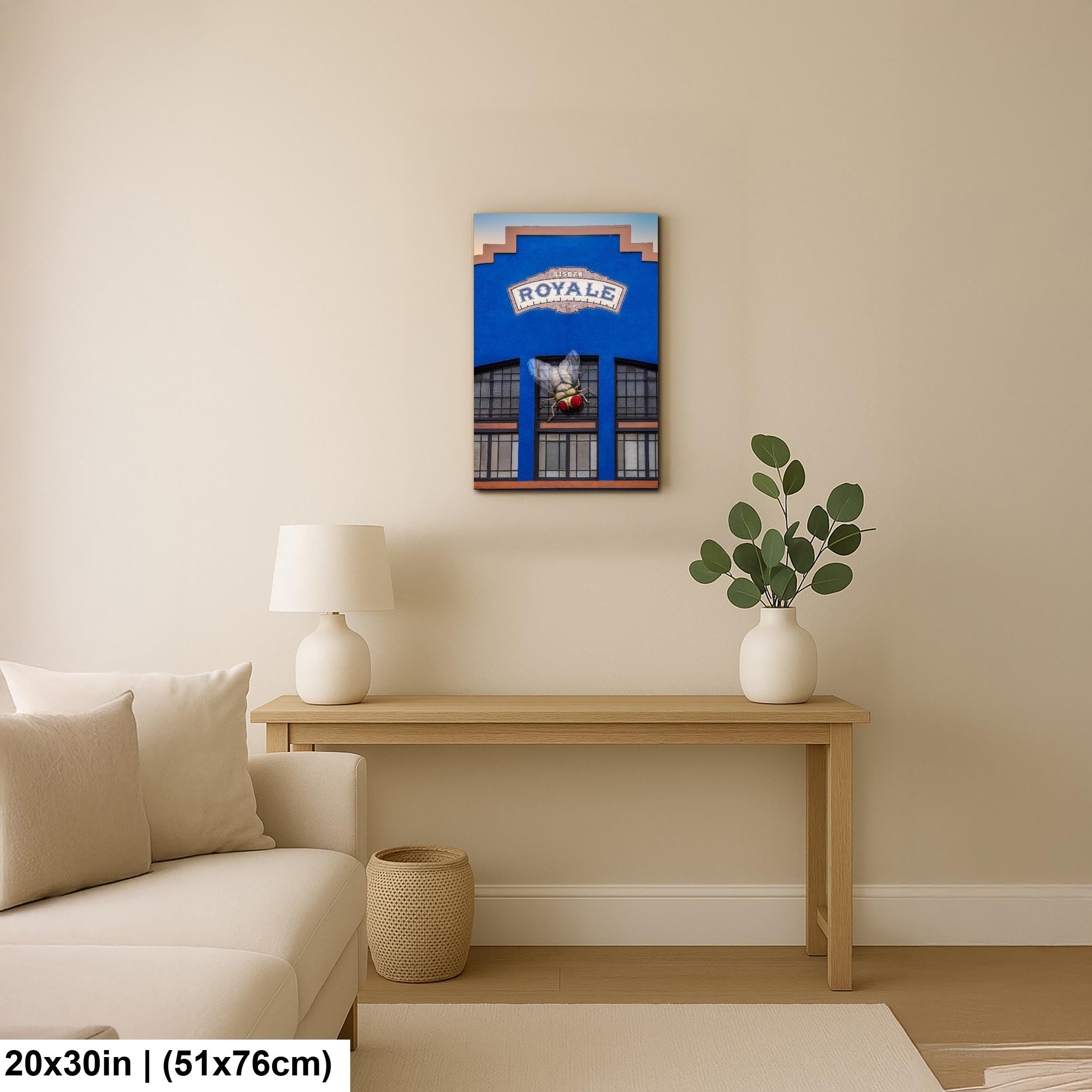 Bisbee Royale Theater Fly Sculpture Colorful Arizona Landmark Photography Wall Art
