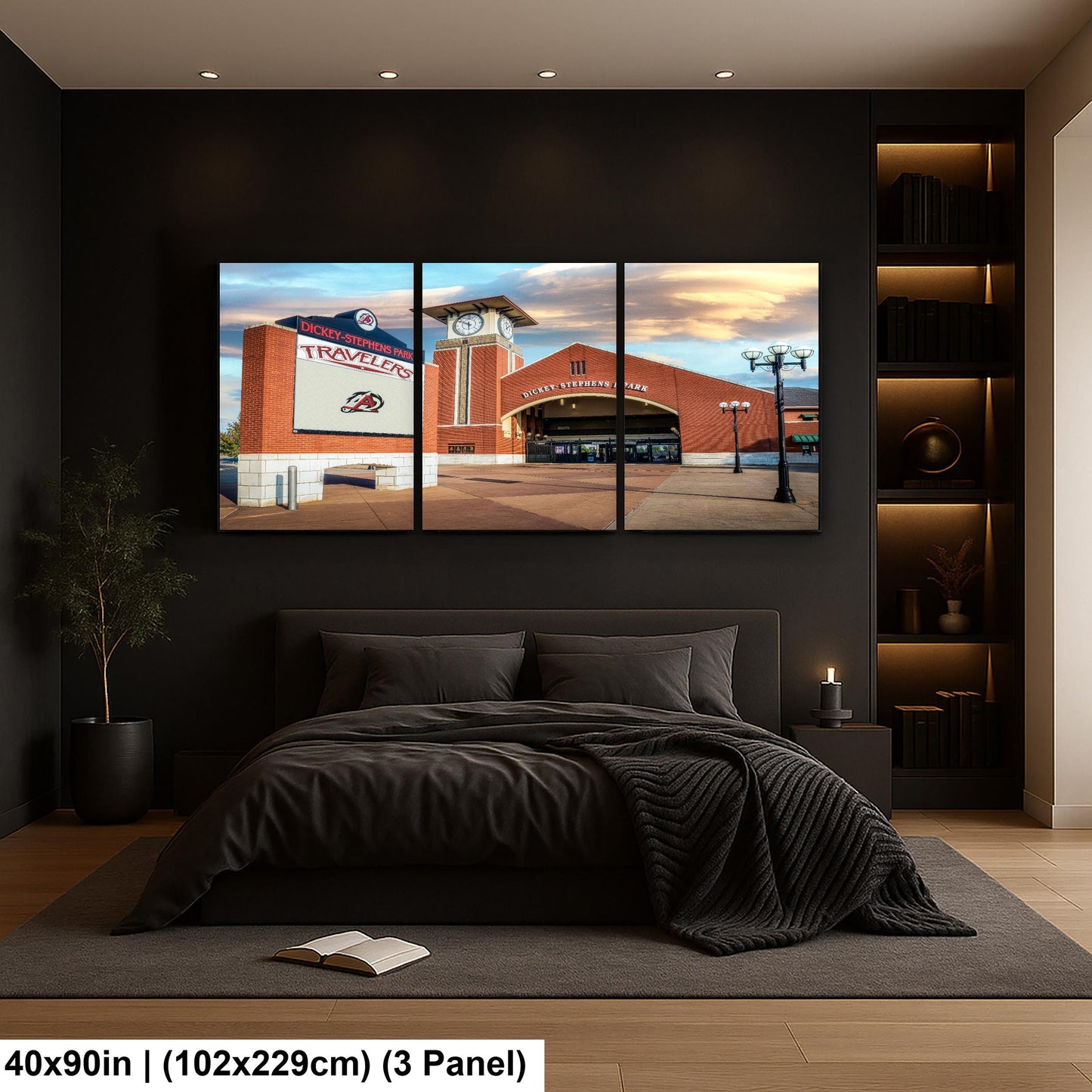 Dickey-Stephens Baseball Park Travelers Entrance, North Little Rock Arkansas, Photography Wall Art