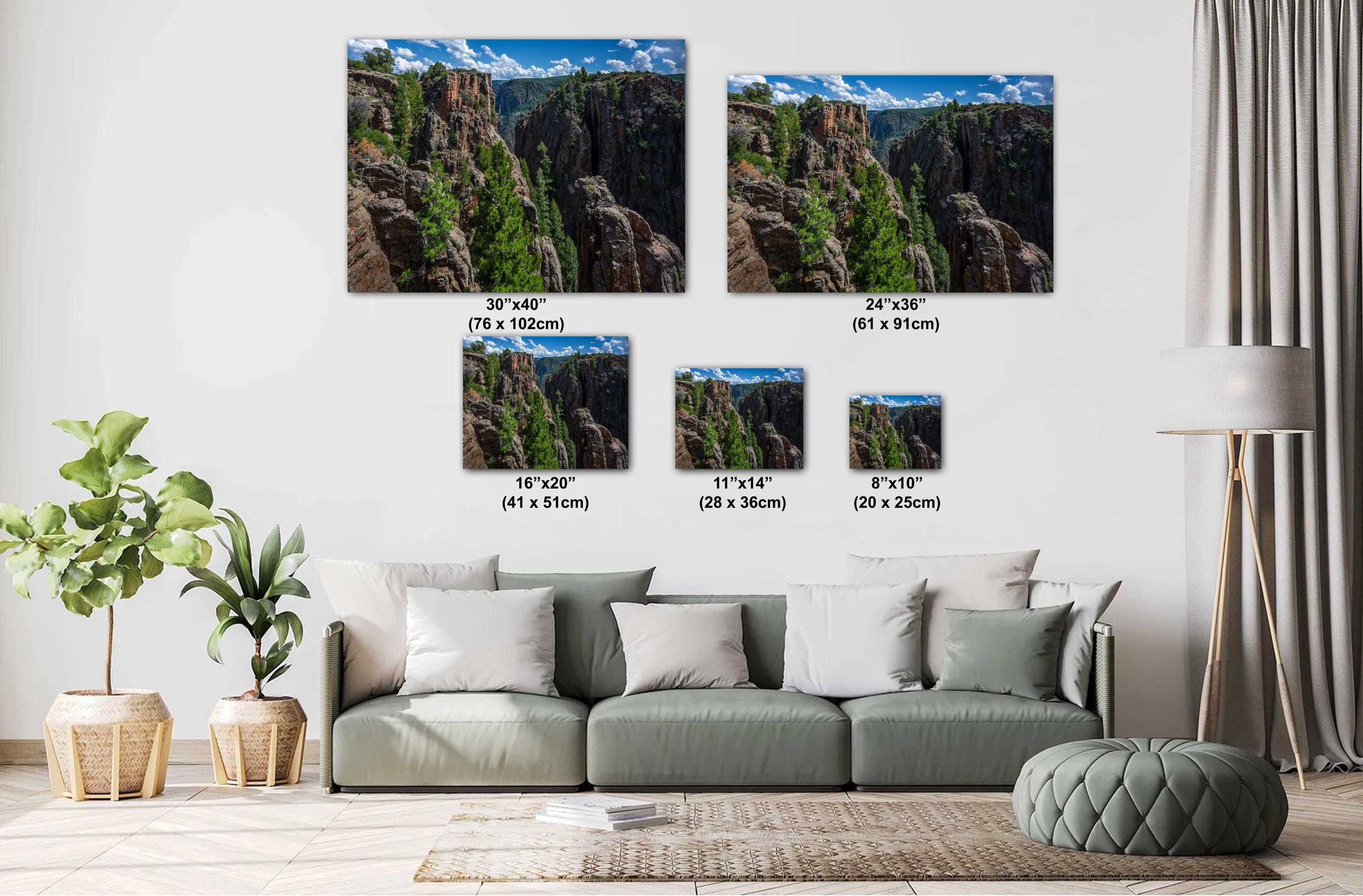 Black Canyon of the Gunnison Print: Colorado National Park Wall Art