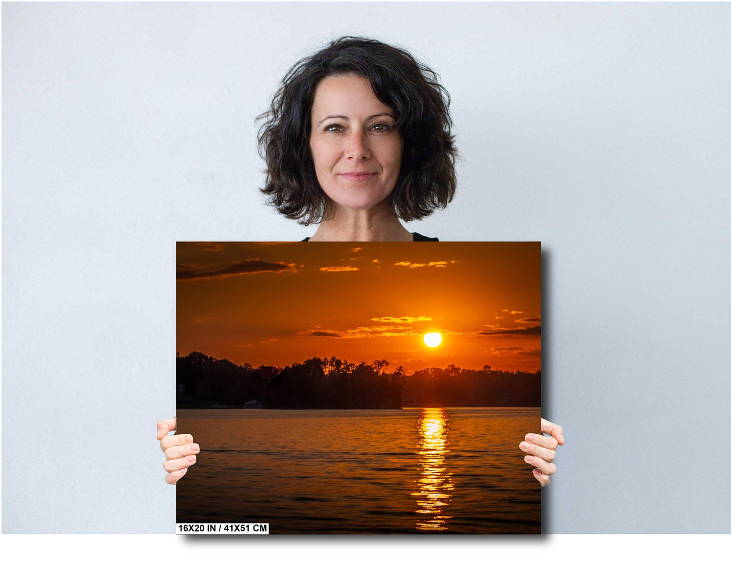 Moments Before Sundown on Lake Keowee South Carolina Print Wall Art Photography Aluminum/Acrylic/Metal/Canvas Nature Home Decor Photography