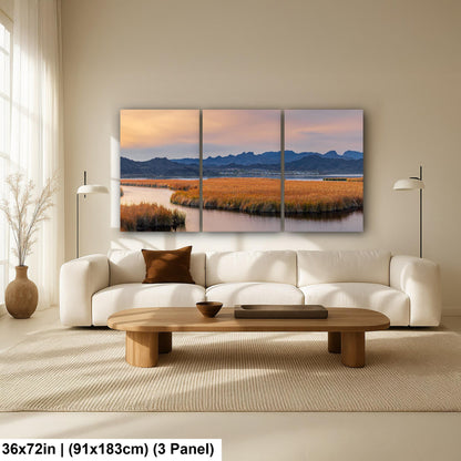 Havasu National Wildlife Refuge Wetlands Sunset Lake Havasu Arizona Photography Print