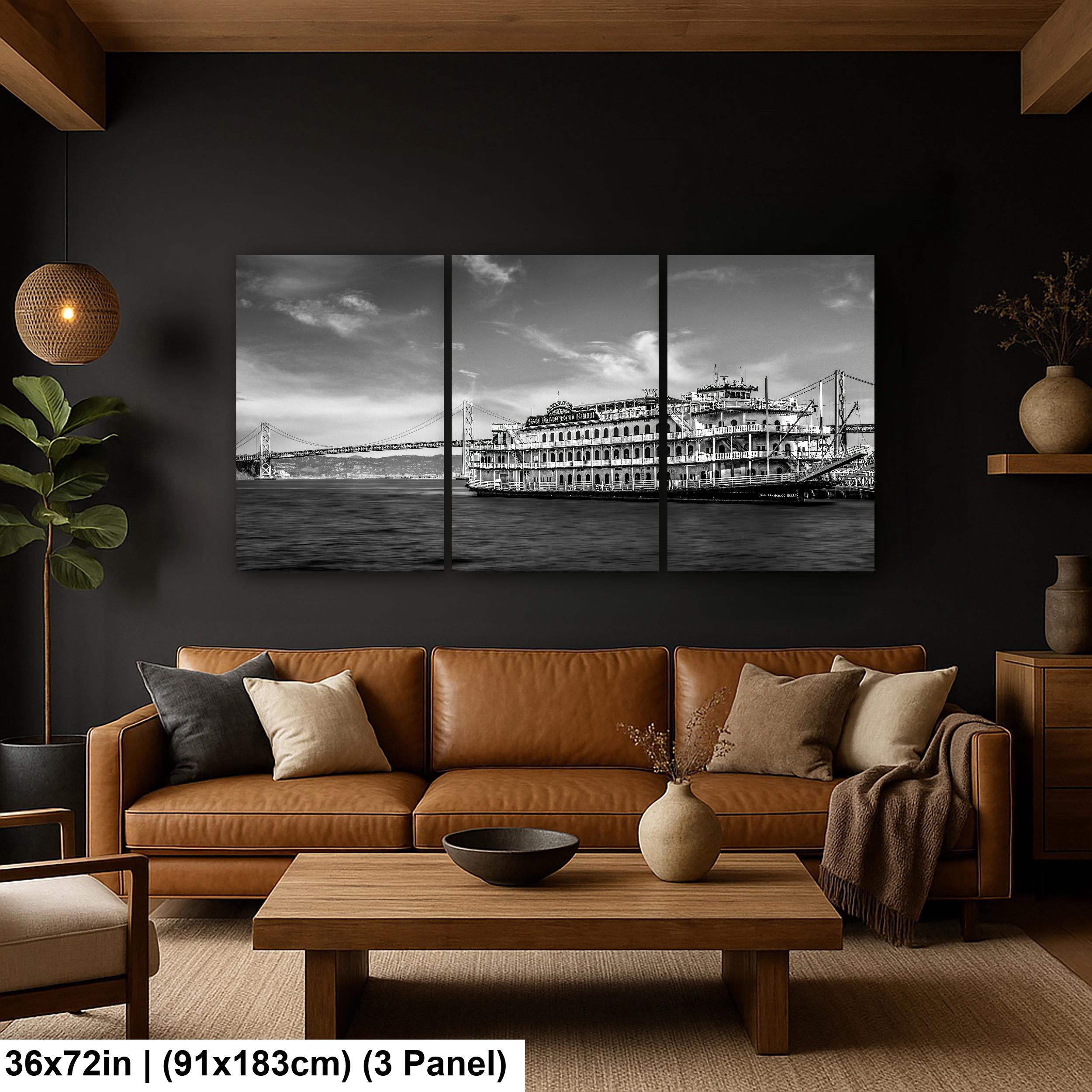 Bay City Icons: San Francisco Belle & Bay Bridge CA Photography Wall Art