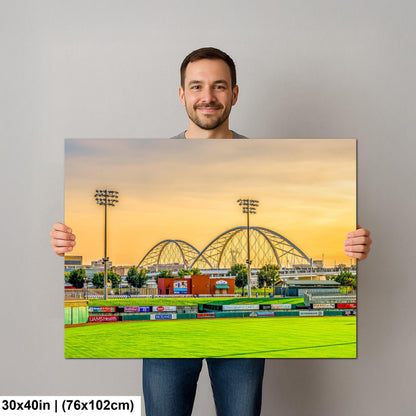 Travelers Baseball Field Panorama Print, North Little Rock Arkansas Wall Art