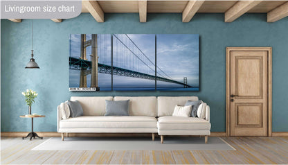 Mackinac Bridge: Michigan Landmark Photography Wall Art