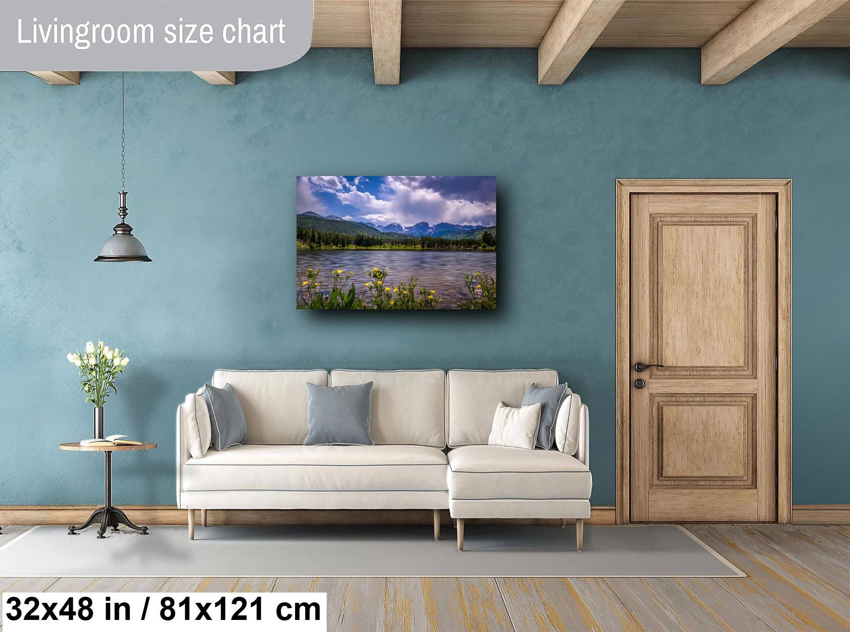 Rocky Mountain National Park Print: Golden Wildflower Lake Photography