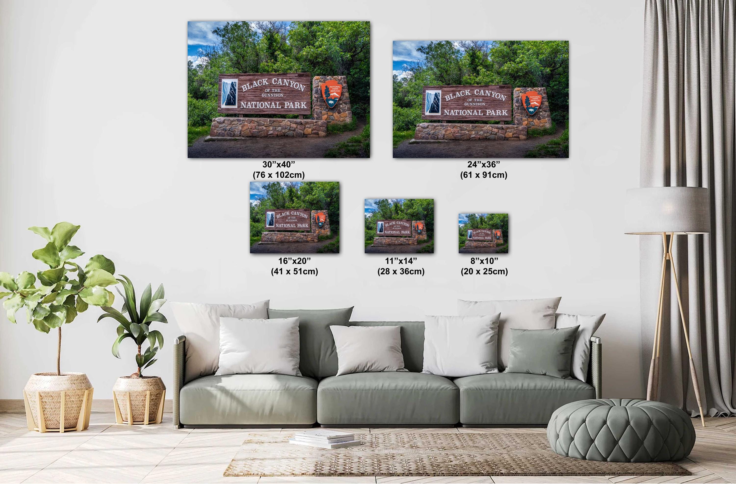 Black Canyon of the Gunnison National Park Print: Colorado Southwestern Wall Art