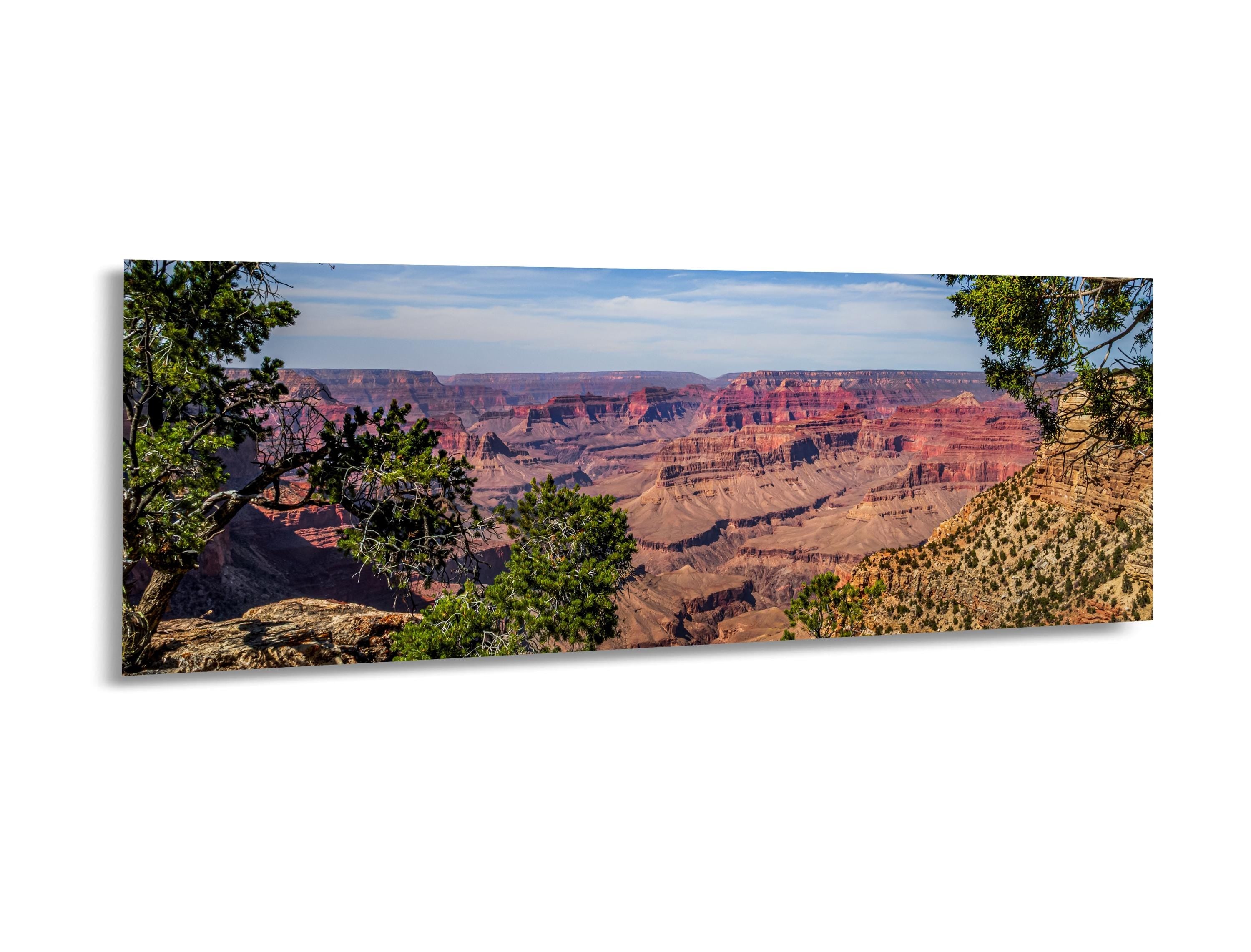 Grand Canyon South Rim Overlook Photography Print, Arizona National Park Wall Art, Desert Landscape Decor