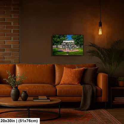 Little Rock Nine Memorial Print, Civil Rights Photography, Arkansas Wall Art