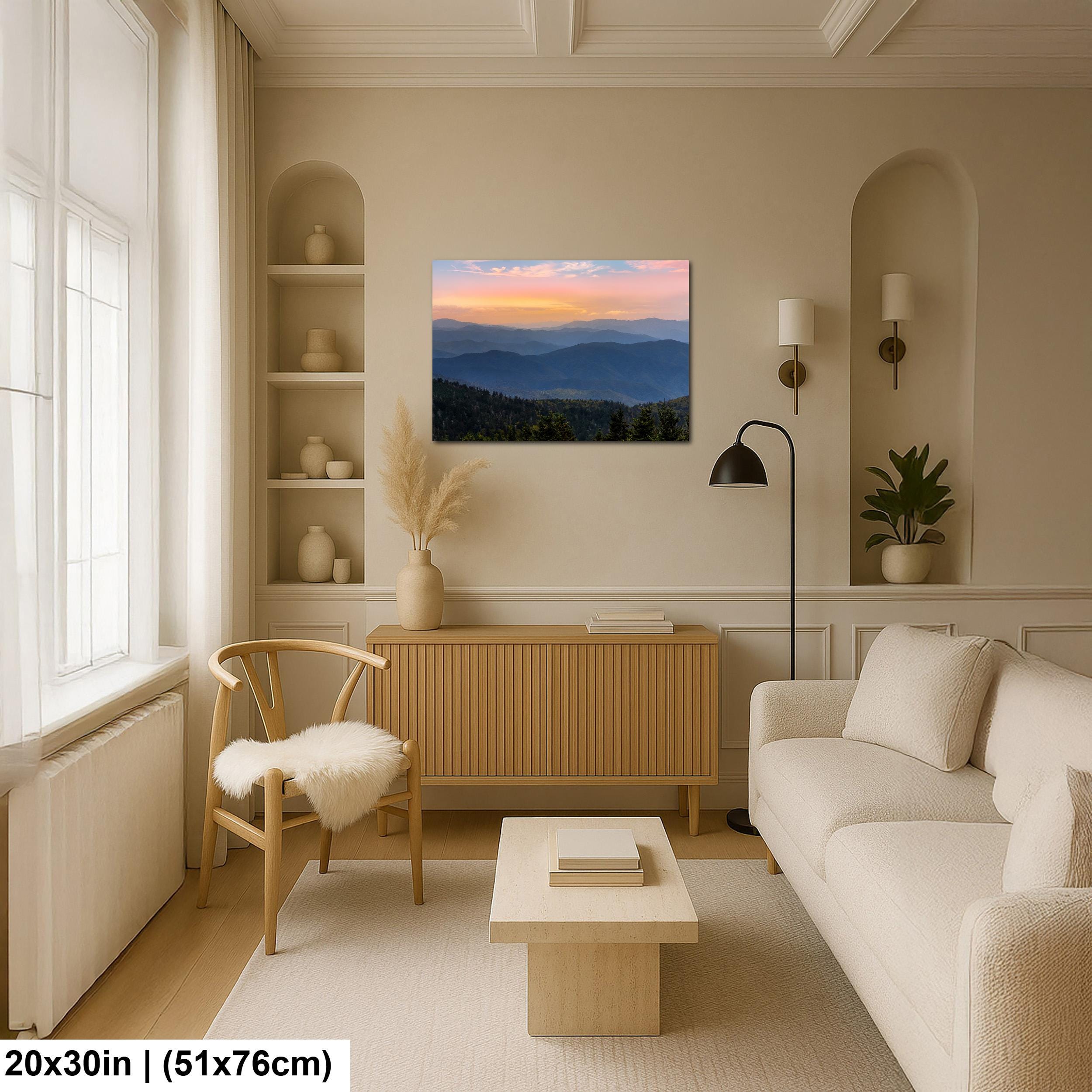 Endless Ridges: Great Smoky Mountains National Park TN NC Photo Wall Art