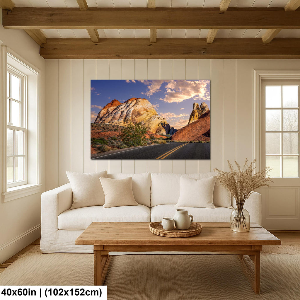 Sandstone Peaks: Red Rock Canyon Las Vegas Nevada Photography Wall Art