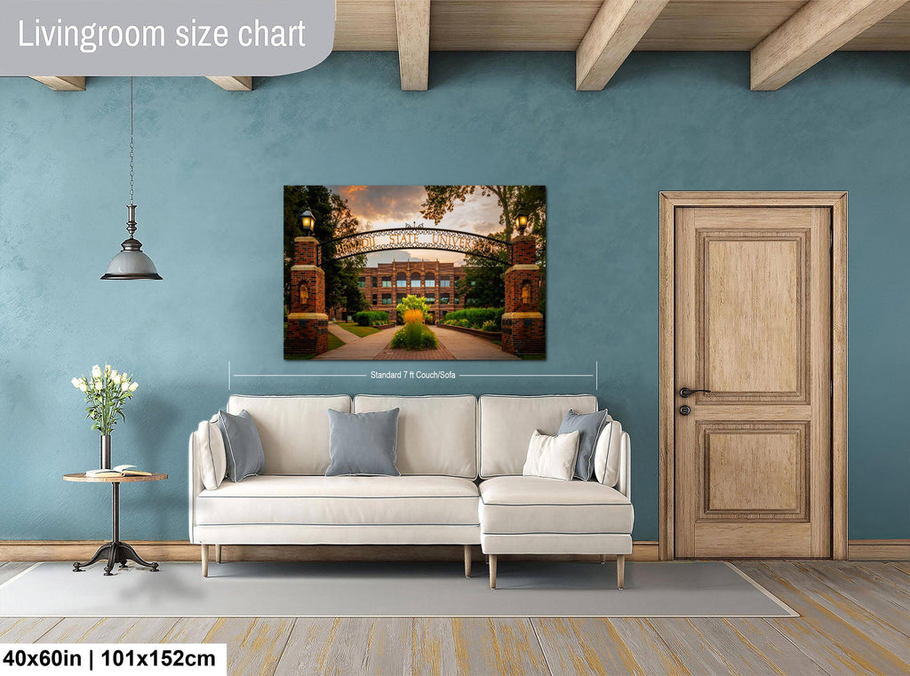 Bemidji State University Minnesota Entrance Arch Photography Wall Art