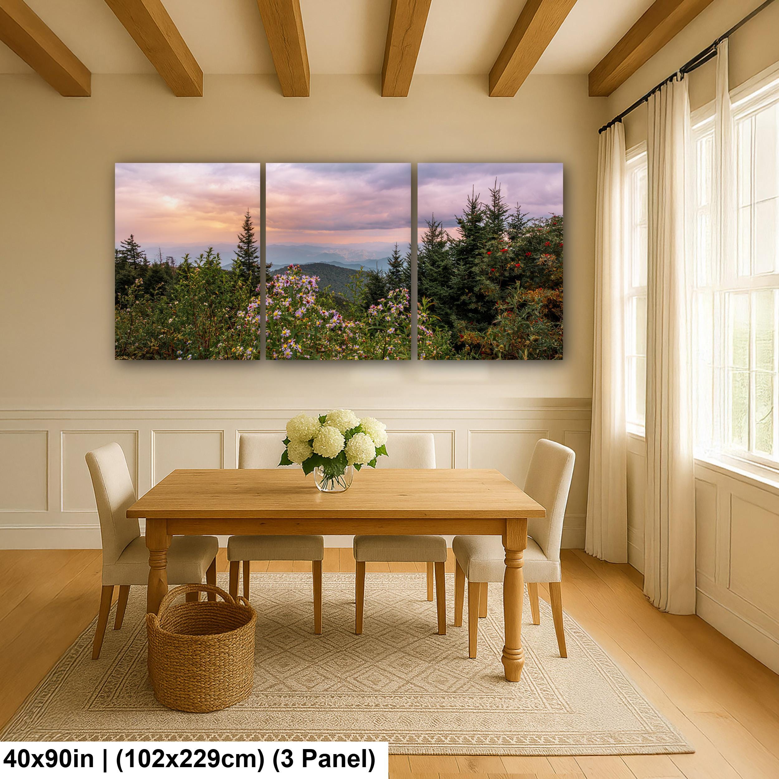 Mountain Wildflowers: Great Smoky Mountains Tennessee Photography Wall Art