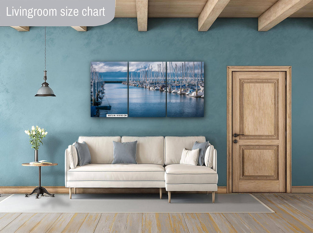 Seattle Nautical Print: Shilshole Bay Marina, Puget Sound Photography