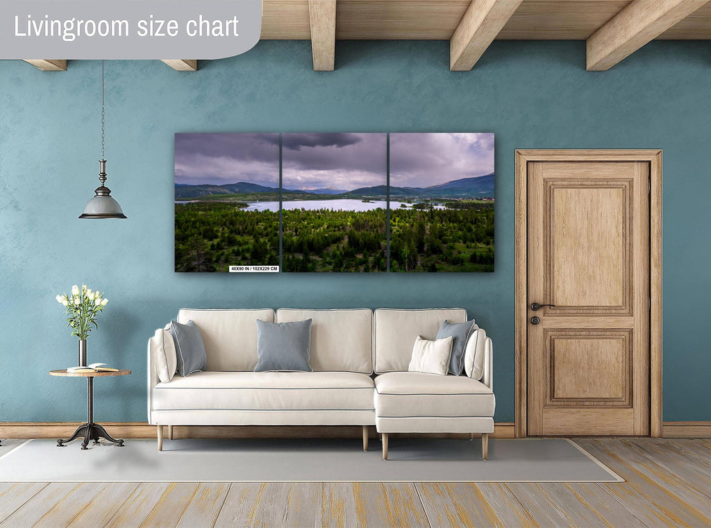 Frisco Scenic Overlook: Stormy Colorado Sky Above Dillon Reservoir, Print Wall Art Photography Travel Gift Aluminum/Acrylic/Metal/Canvas