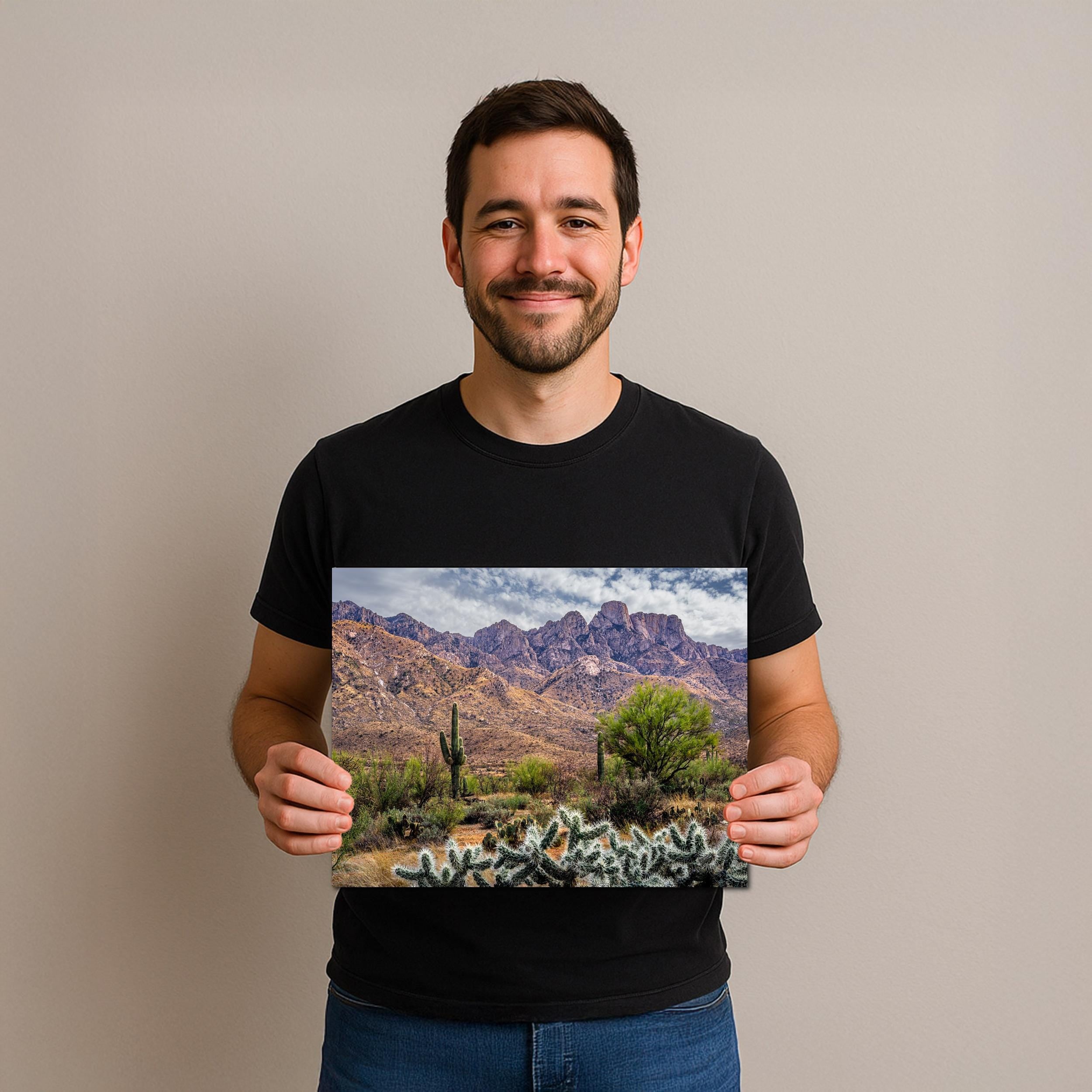 Rugged Desert Beauty Arizona Catalina Mountains Sonoran Landscape Photography Wall Art