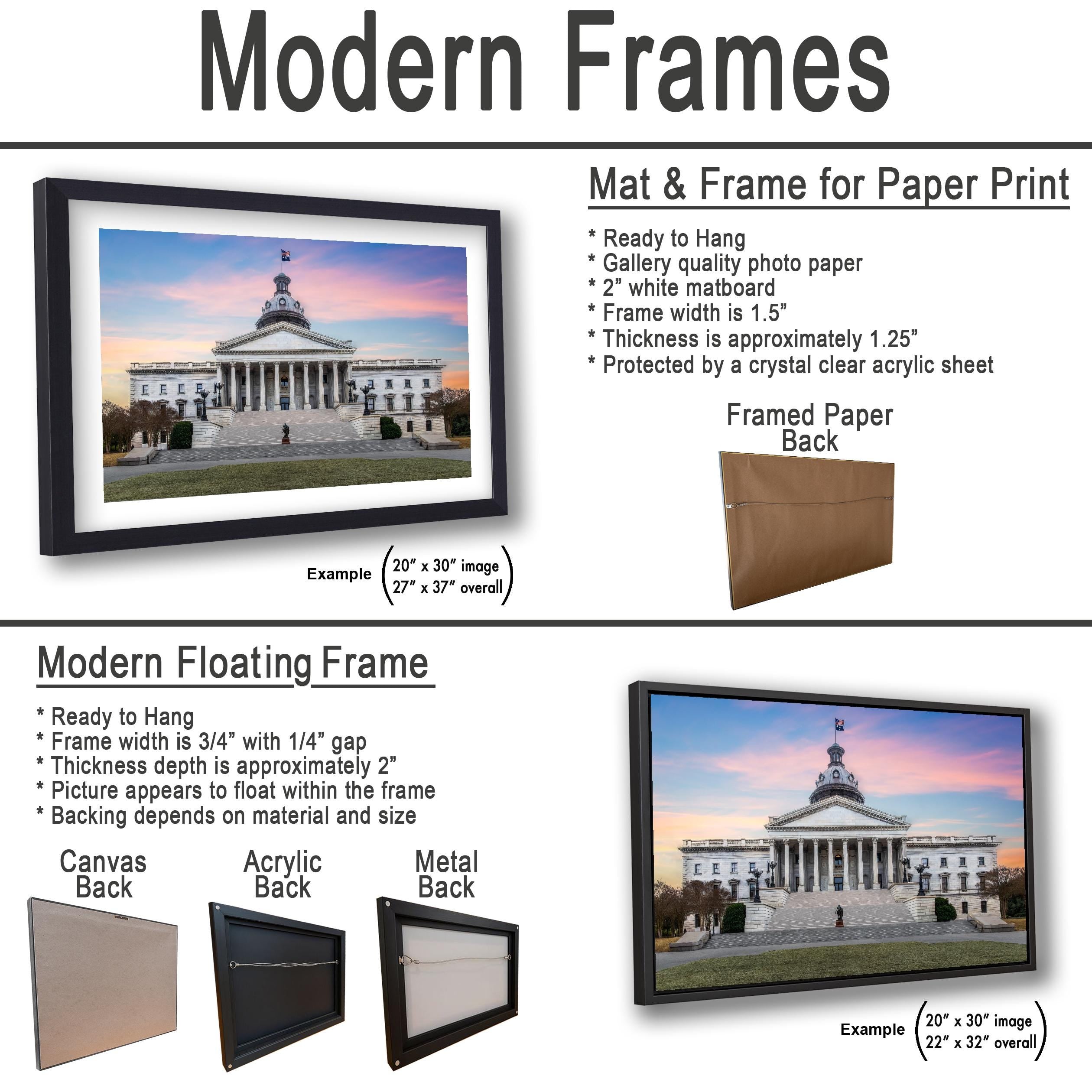 South Carolina State House at Sunset Photography Print, Columbia SC Capitol Building, Government Architecture Wall Art