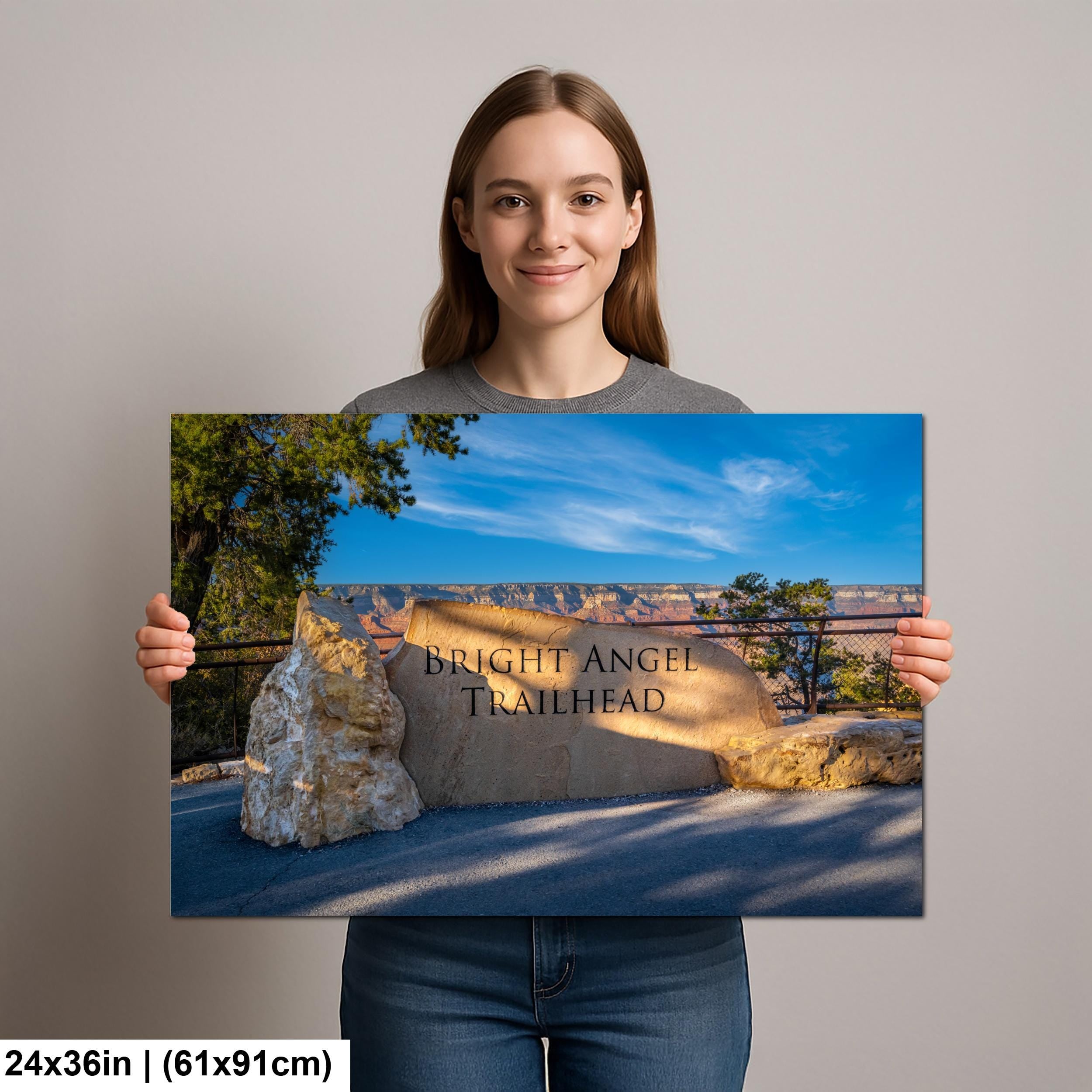 Bright Angel Trailhead Grand Canyon Photography Wall Art