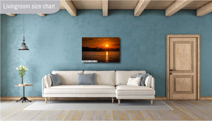 Moments Before Sundown on Lake Keowee South Carolina Print Wall Art Photography Aluminum/Acrylic/Metal/Canvas Nature Home Decor Photography