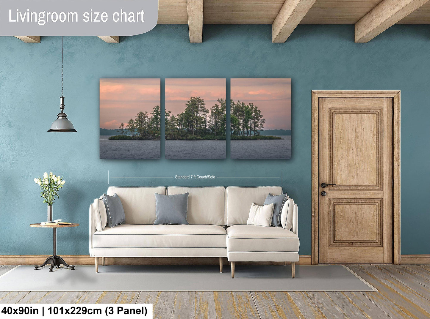 Voyageurs National Park Sunset: Pine Island Lake Scene, Minnesota Nature Photography Wall Art