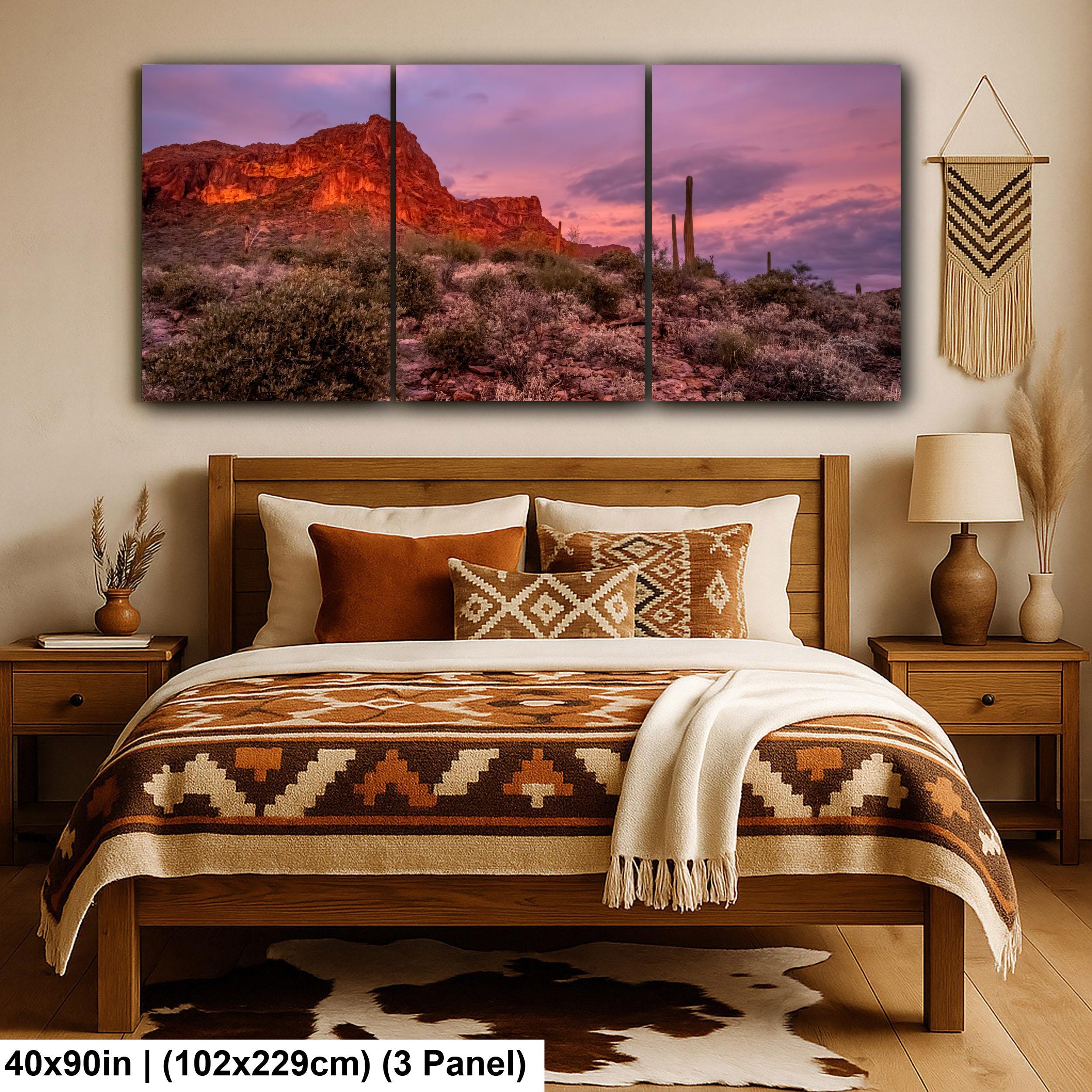 Gold Canyon Desert Twilight Hieroglyphic Trail Arizona Southwest Sunset Photography Wall Art