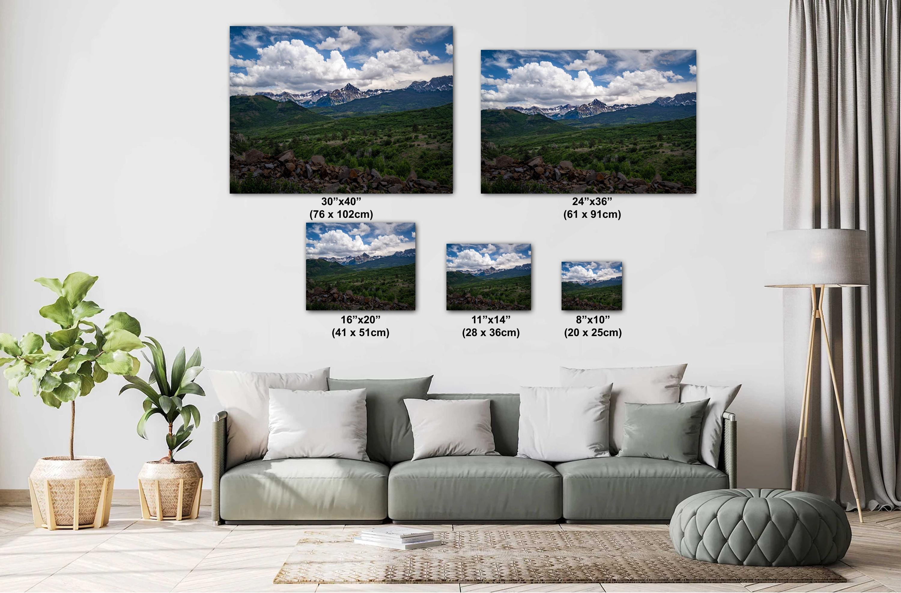 Telluride Colorado Photography: Rocky Mountain Landscape Art Print