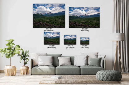 Breathtaking Views of Rocky Mountain Peaks from Colorado’s Telluride Wall Art Print Aluminum/Metal/Canvas Nature Landscape Photography