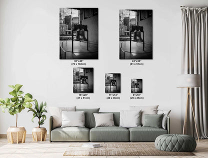 Liberty Bell Black and White Photography Print: Philadelphia Wall Art