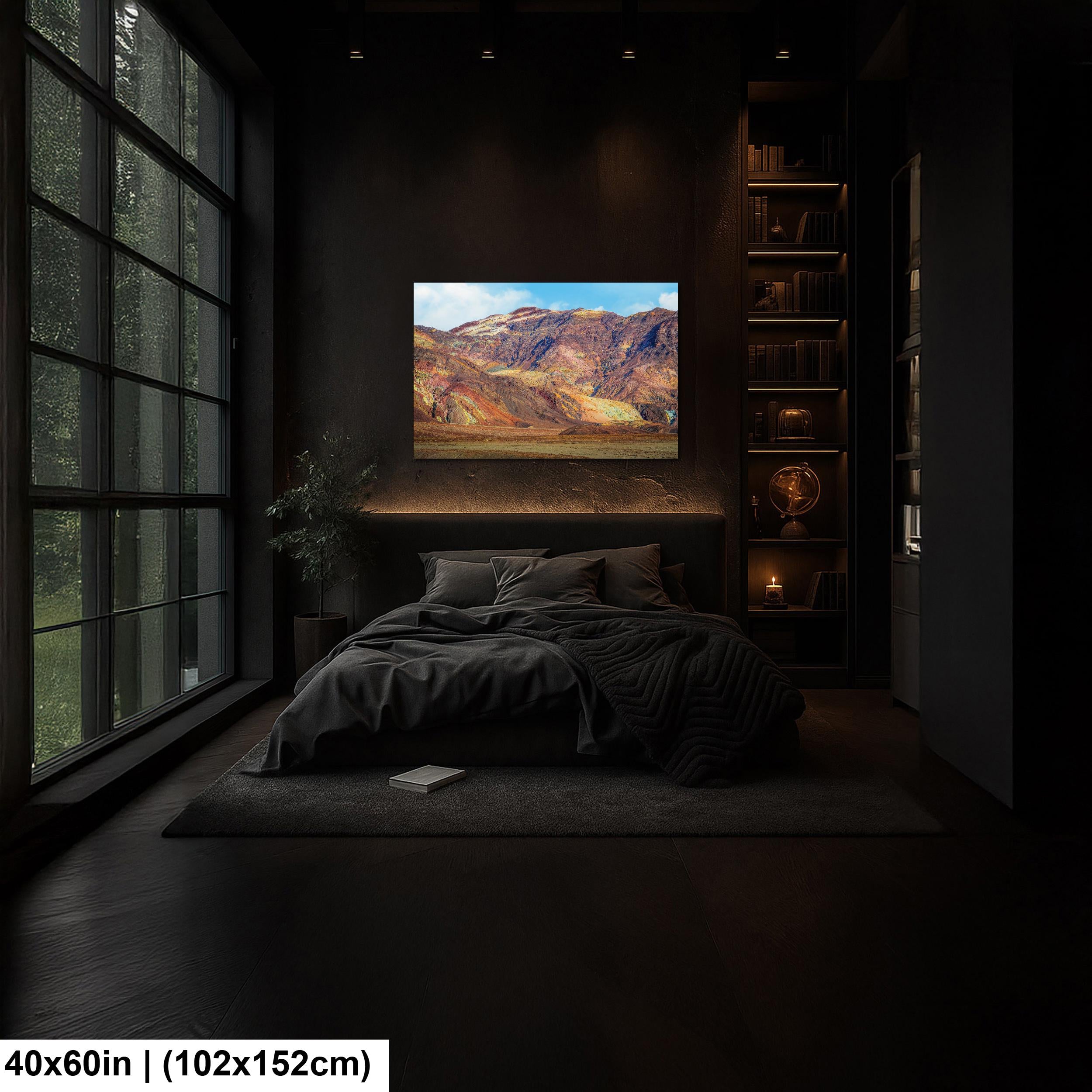Painted Earth: Artist's Palette Death Valley California Photography Wall Art