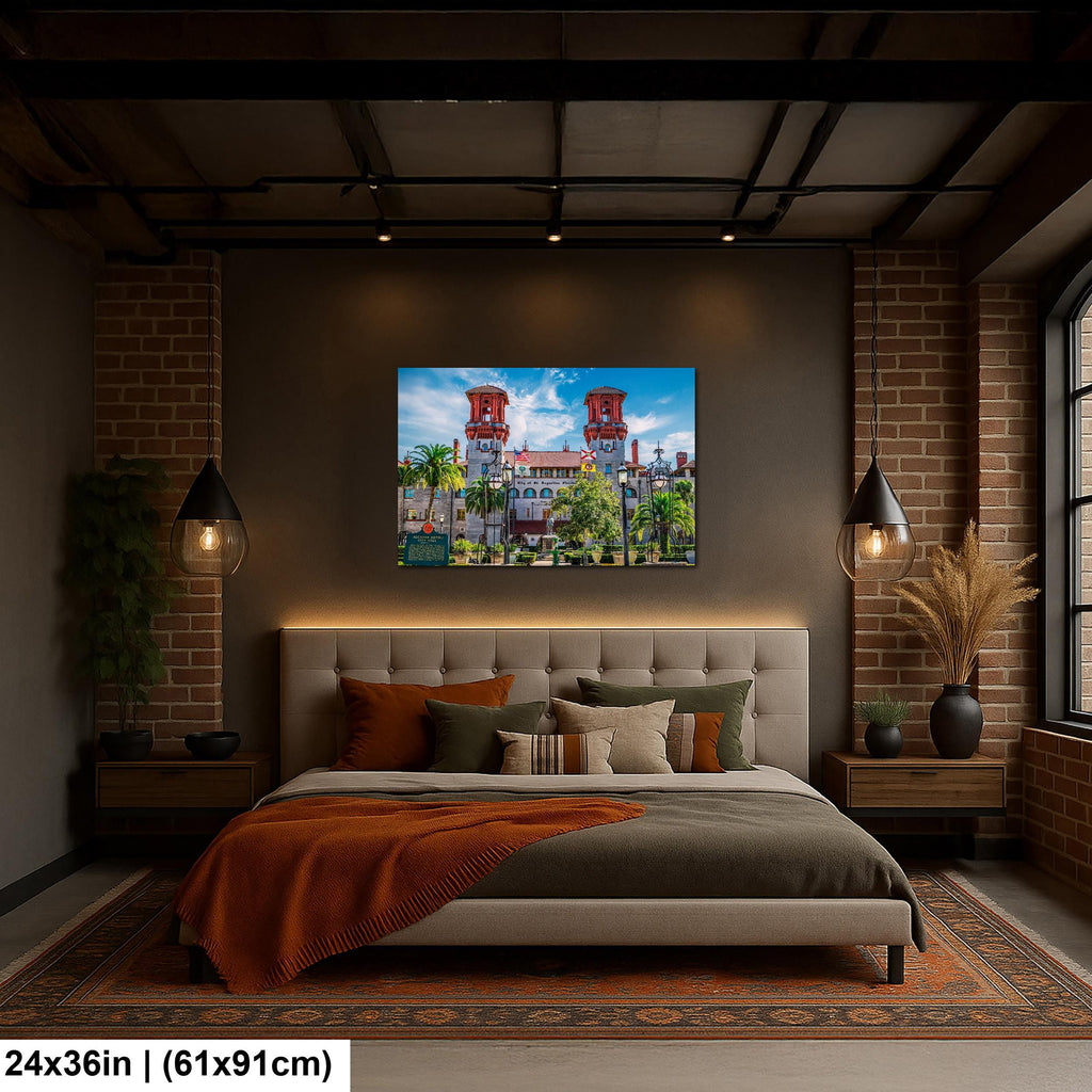 Historic Grandeur: Alcazar Hotel St. Augustine Florida Photography Wall Art