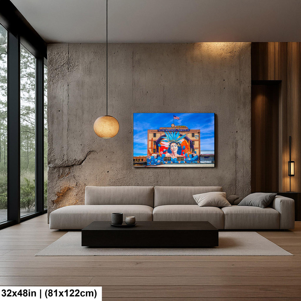Tucson Mural Warehouse and Transfer Co Arizona Urban Photography Wall Art Decor