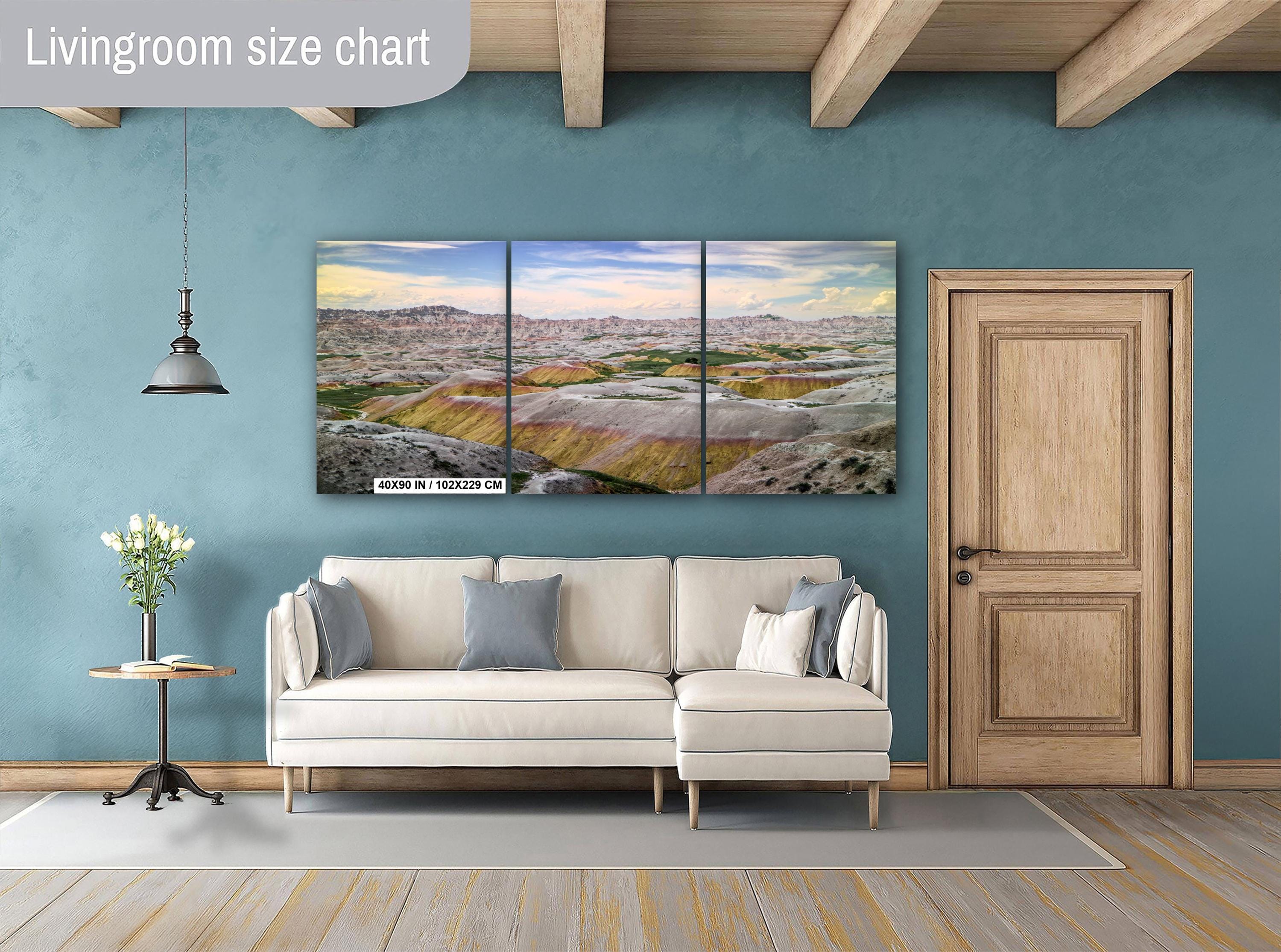 Badlands National Park: Yellow Mounds Overlook Landscape Photography Wall Art