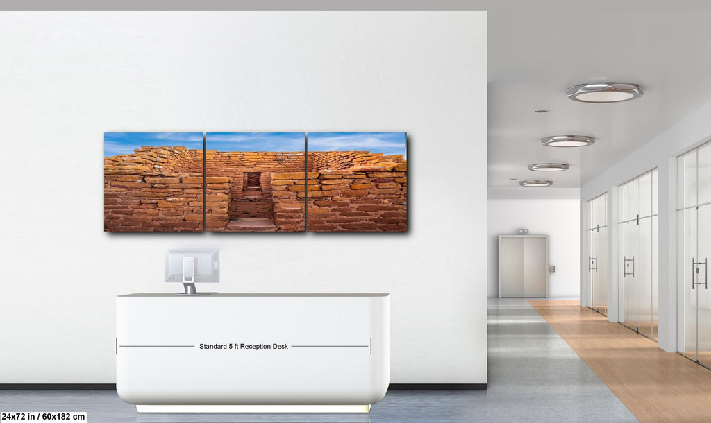 Ancient Pueblo Ruins at Mesa Verde National Park Colorado Photography Print, Southwest Wall Art, Ancestral Home Decor