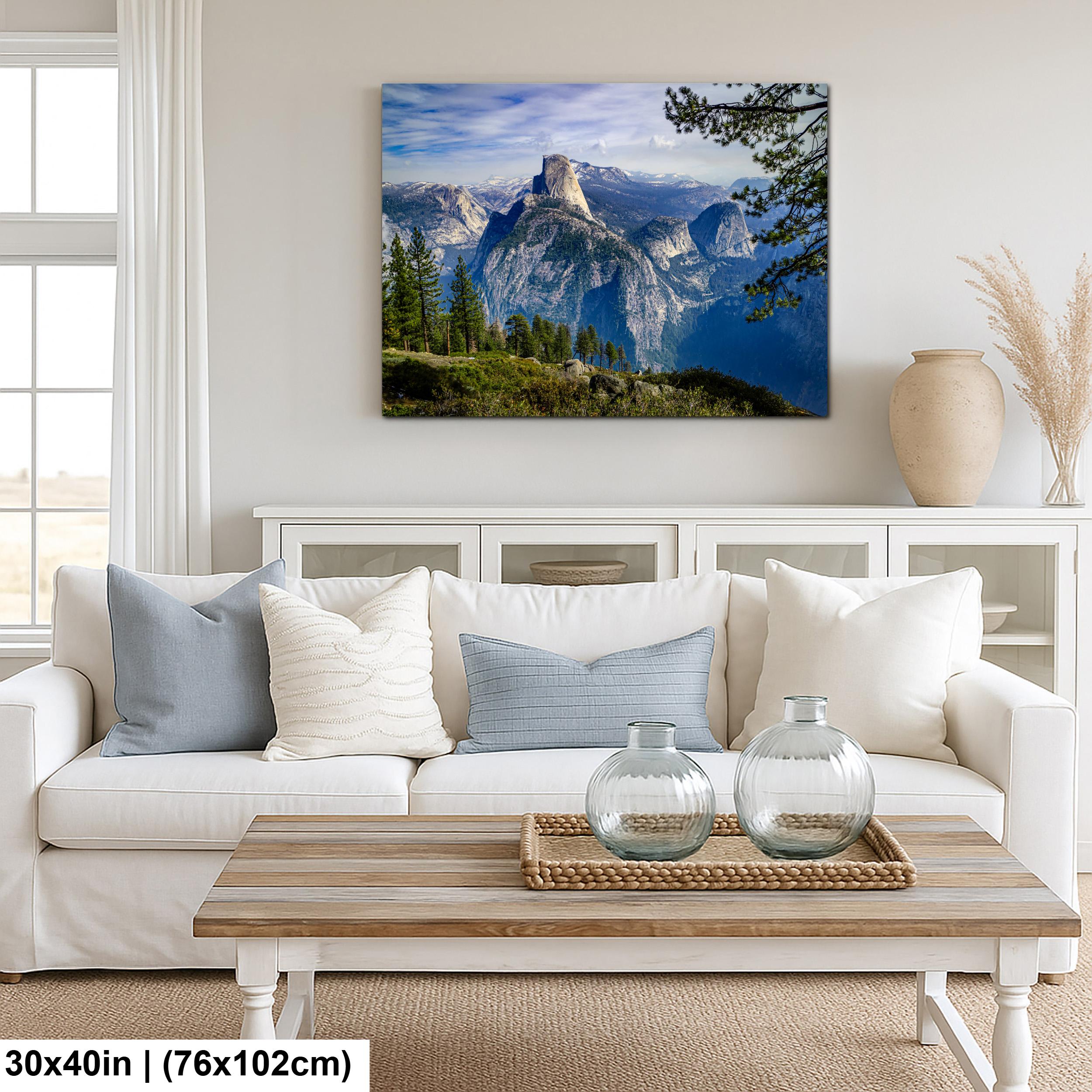 Half Dome from Glacier Point Yosemite National Park California Photography Print Mountain Landscape Wall Art