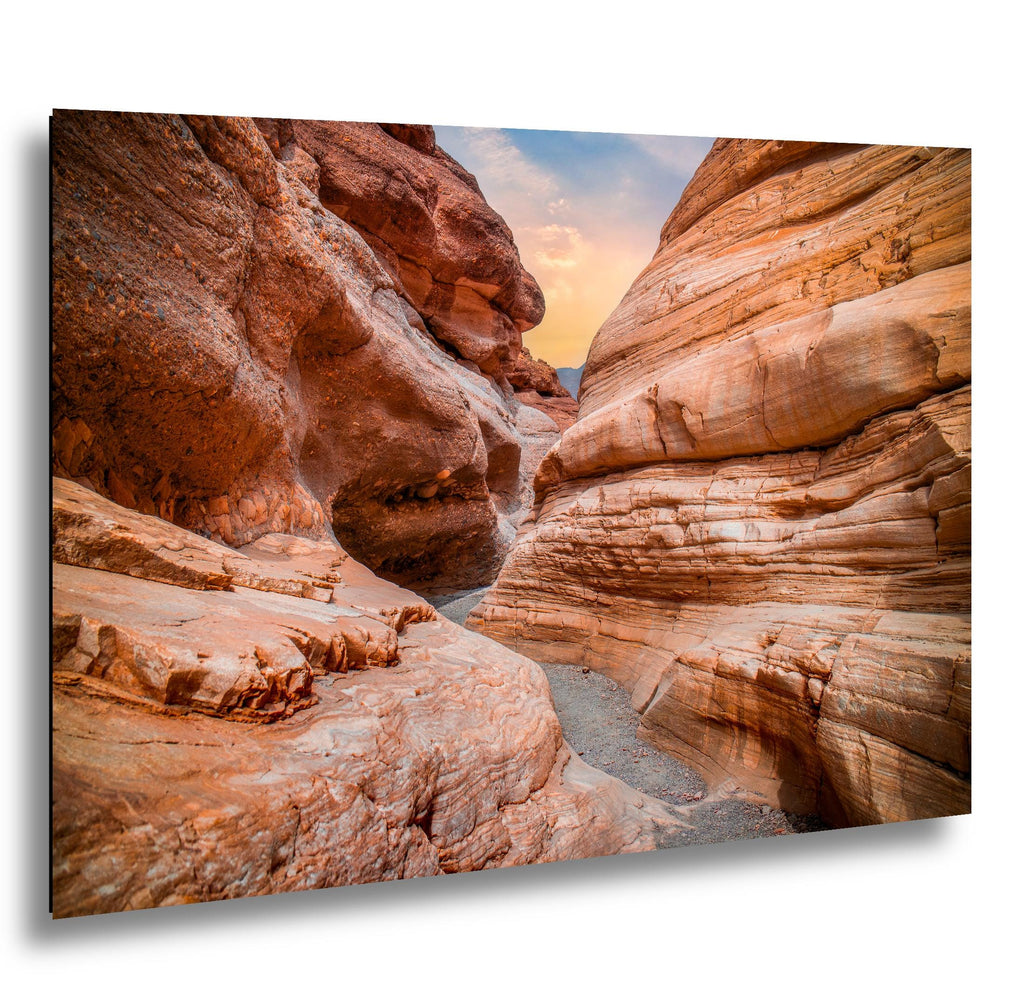 Golden Canyon Trail Death Valley Photography Print, California Desert Landscape Wall Art, Southwest Geology Decor