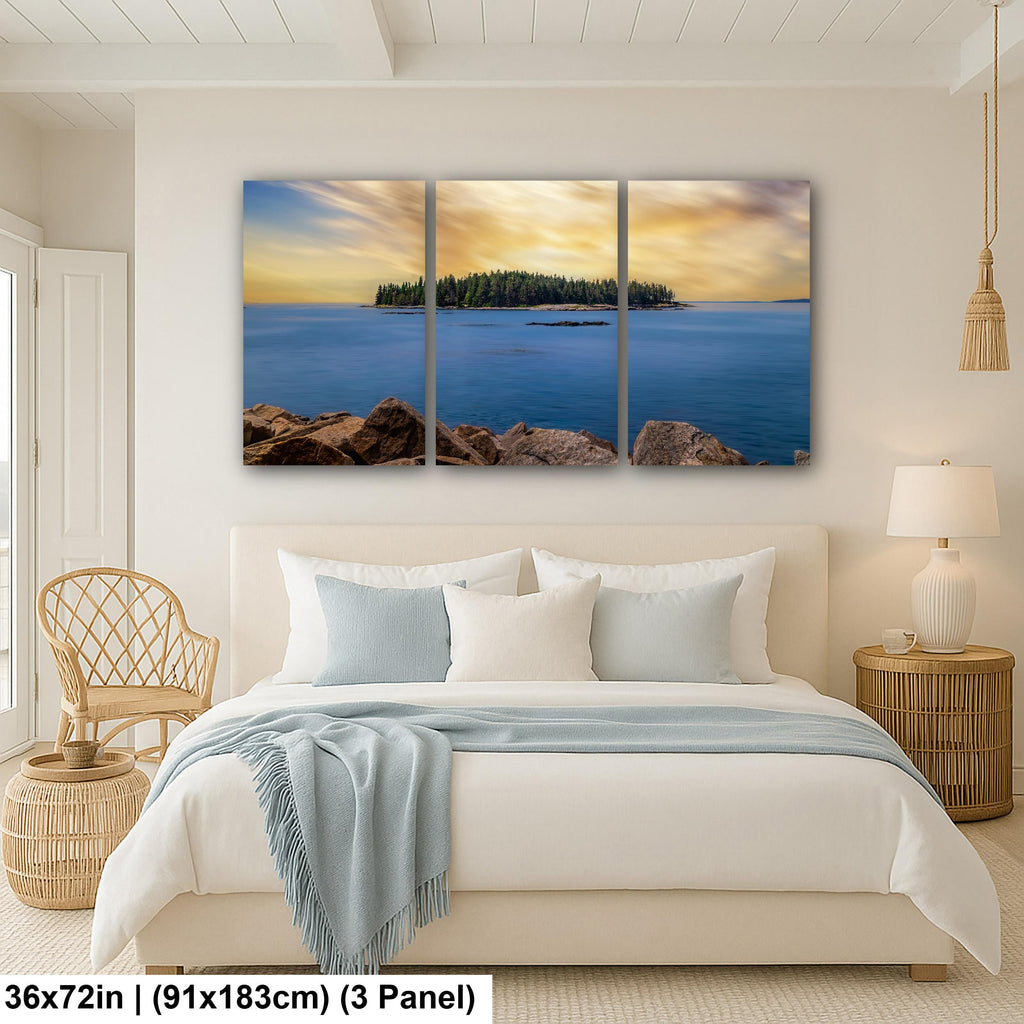 Schoodic Peninsula: Acadia National Park Maine Sunset Photography Wall Art