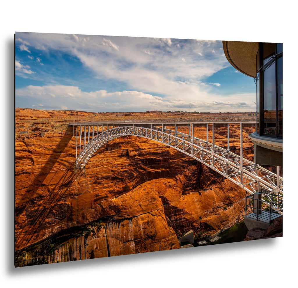 Glen Canyon Dam Bridge Over Colorado River Page Arizona Photography Print, Southwest Wall Art