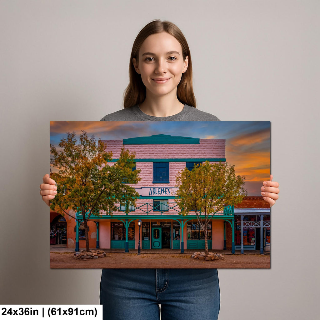 Old Tombstone Gunfights Arizona Western Town Architecture Desert Wall Art