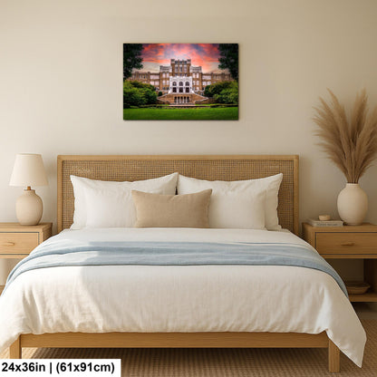 Little Rock Central High School at Sunset Arkansas Photography Print Historic Wall Art