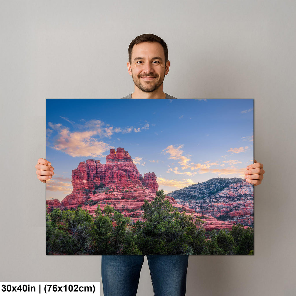 Sedona Bell Rock Hike Photography Print, Red Rock Landscape, Arizona Desert Wall Art, Southwest Home Decor