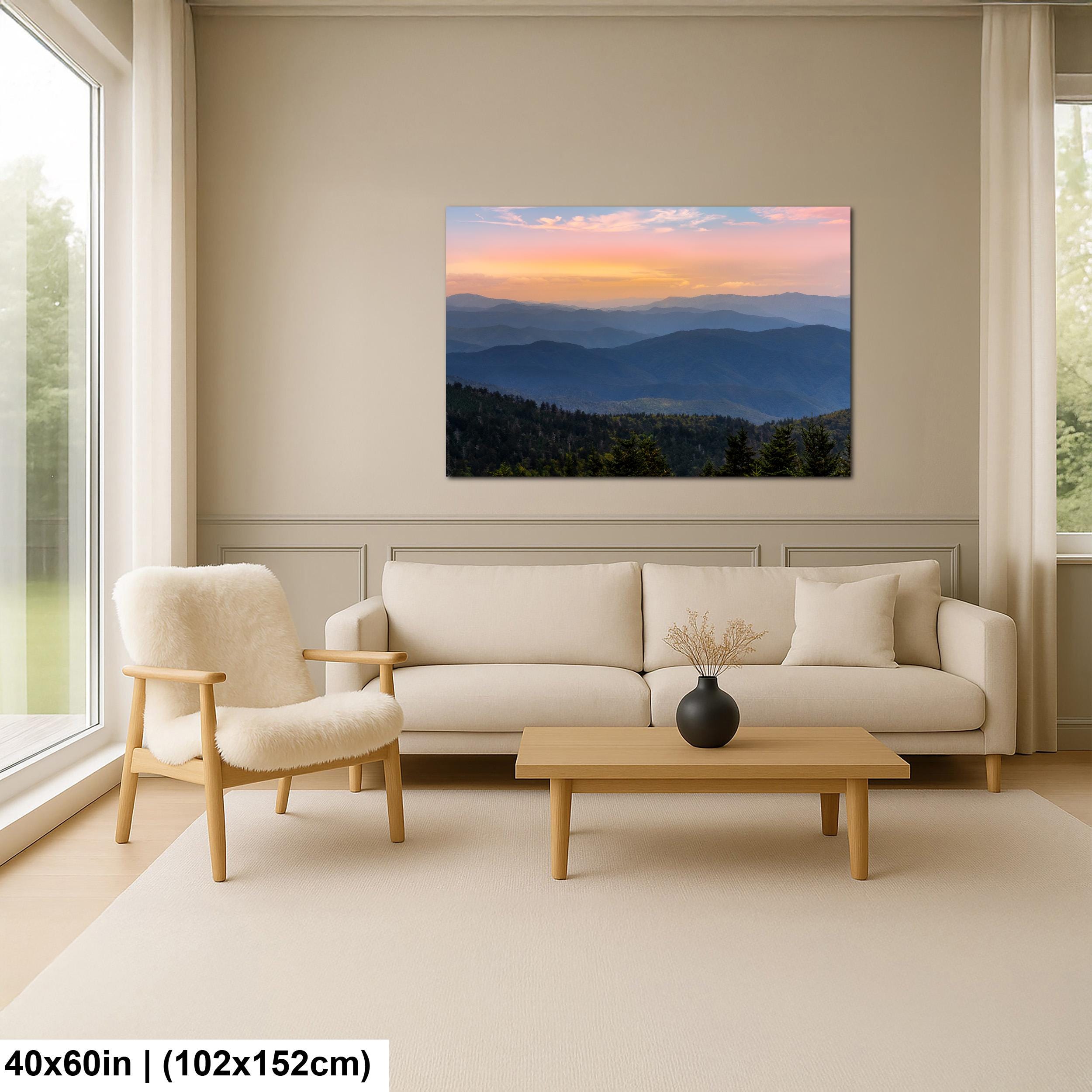Endless Ridges: Great Smoky Mountains National Park TN NC Photo Wall Art