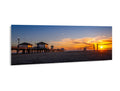 Courtside Sunset: Huntington Beach Pier California Photography Wall Art