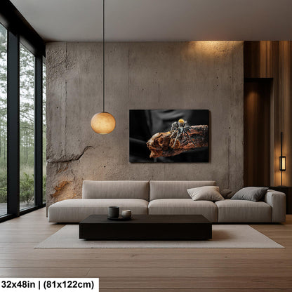 Arizona Blonde Tarantula on Desert Wood Southwest Wildlife Photography Print