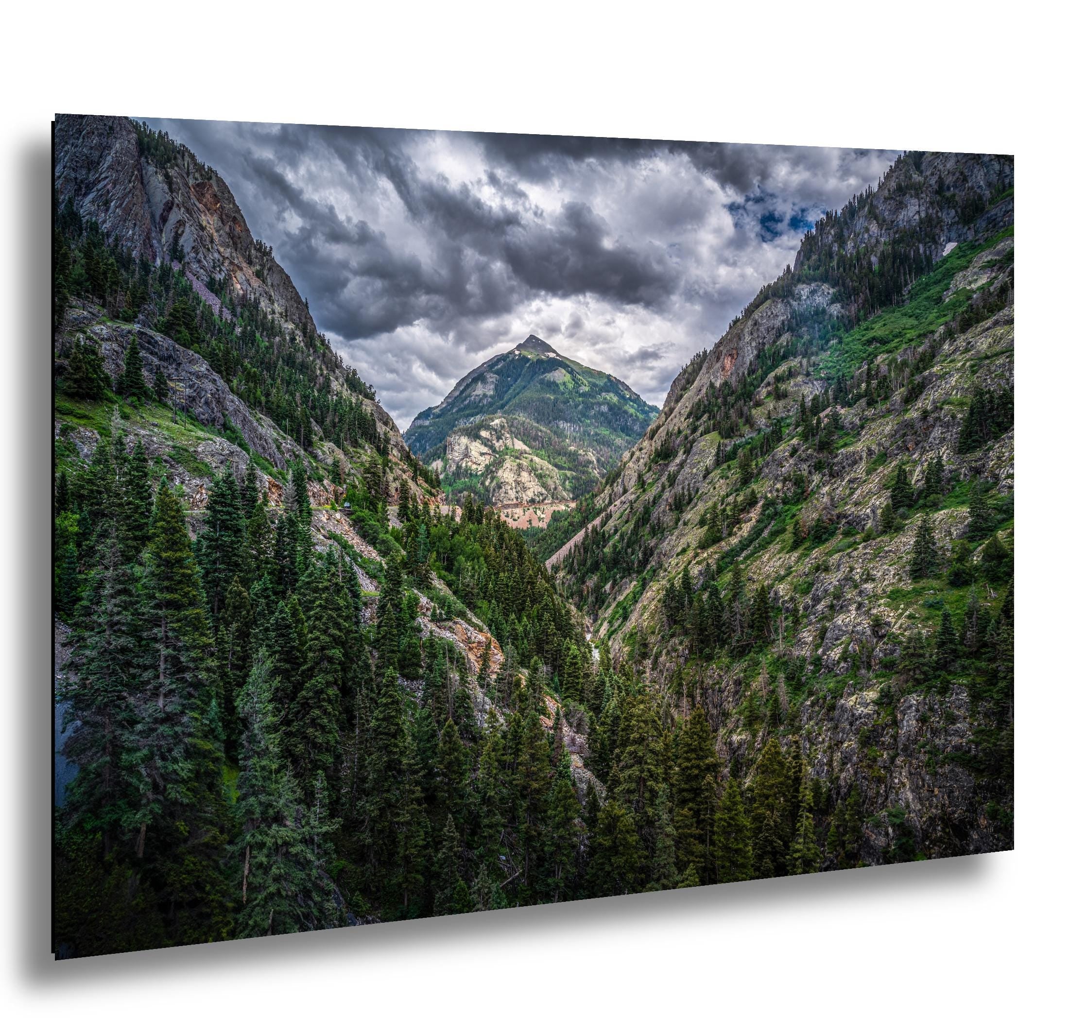 Ouray Colorado Photography Print: San Juan Mountains Valley View